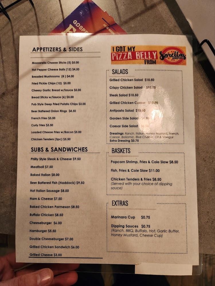 Sorella's Pizzeria Menu image 3